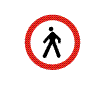 Accesul interzis pietonilor