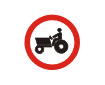 Accesul interzis tractoarelor si masinilor autopropulsate pentru lucrari