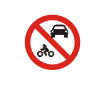 Accesul interzis autovehiculelor