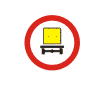 Accesul interzis vehiculelor care transporta marfuri periculoase
